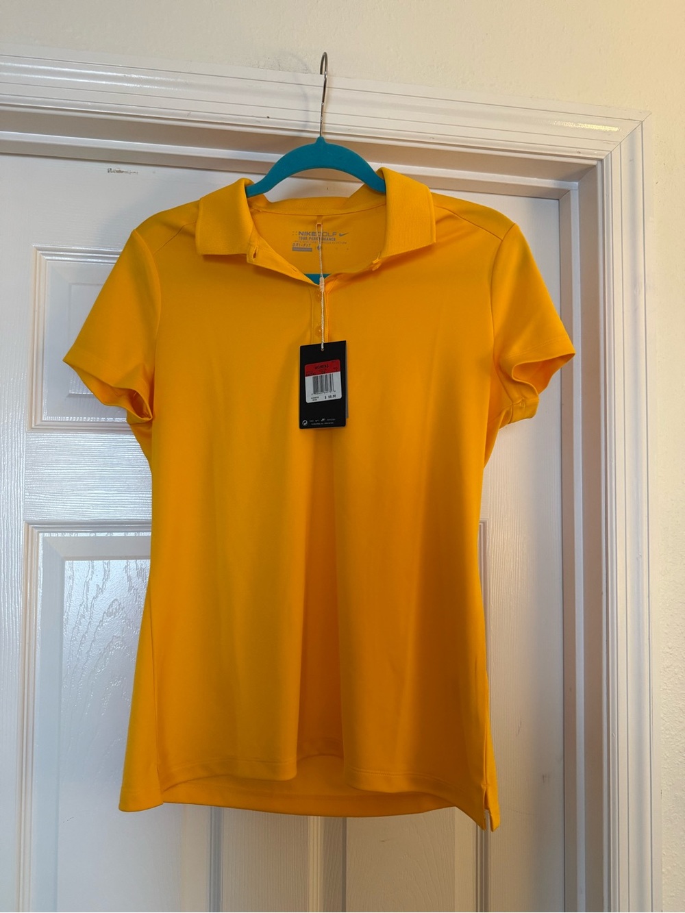 Nike Women’s Yellow / Orange Short-Sleeve Polo Jersey